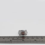 انگشتر عقیق سلیمانی نقره زنانه طرح کتی - Image 3