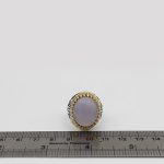 انگشتر عقیق کبود یمنی نقره مردانه طرح آرش - Image 2