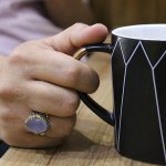 انگشتر عقیق کبود یمنی نقره مردانه طرح یا علی (ع) - Image 3