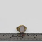 انگشتر عقیق کبود یمنی نقره مردانه طرح رولکسی - Image 5