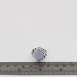 انگشتر عقیق کبود یمنی نقره مردانه دست ساز طرح سجاد - Image 2