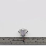 انگشتر عقیق کبود یمنی نقره مردانه دست ساز طرح حمید - Image 4