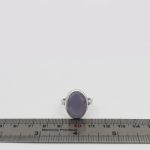 انگشتر عقیق کبود یمنی نقره مردانه طرح سیاوش - Image 4