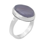 انگشتر عقیق کبود یمنی نقره مردانه طرح سیاوش