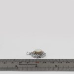 گردنبند عقیق باباقوری نقره زنانه طرح شکوفه - Image 2