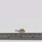 گردنبند عقیق باباقوری نقره زنانه طرح پیله - Image 2