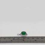 گردنبند عقیق سبز نقره زنانه طرح زندگی - Image 3