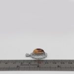 گردنبند عقیق باباقوری نقره زنانه طرح گلسا - Image 3