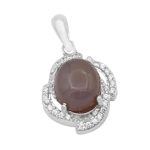 گردنبند عقیق کبود نقره زنانه طرح آیسان