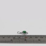 گردنبند عقیق سبز نقره زنانه طرح شکوه - Image 3