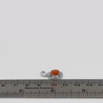 گردنبند عقیق سرخ یمنی نقره زنانه طرح ثریا - Image 2