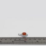 گردنبند عقیق سرخ یمنی نقره زنانه طرح رحمان - Image 2