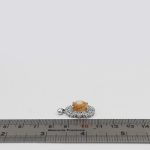 گردنبند عقیق باباقوری نقره زنانه طرح زینب - Image 2