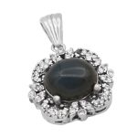 گردنبند عقیق کبود یمنی نقره زنانه طرح دلارام