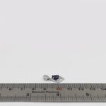 گردنبند یاقوت کبود الماس تراش نقره زنانه طرح شیدا - Image 2