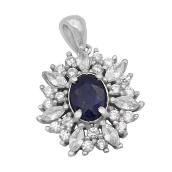 7-3-235 (sapphire-mah-necklace) (2) انواع گردنبند یاقوت کبود دخترانه فانتزی