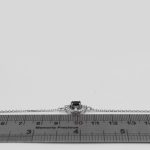 دستبند یاقوت کبود الماس تراش نقره زنانه طرح الماسین - Image 2