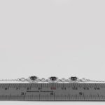 دستبند یاقوت کبود الماس تراش نقره زنانه طرح سوگل - Image 3