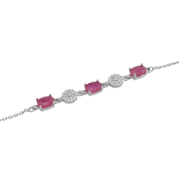 7-4-099 (red-ruby-pelatin-bracelet) (4) بهترین دستبند یاقوت سرخ در مشهد