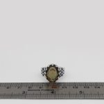 انگشتر الکساندریت الماس تراش نقره مردانه طرح محمد - Image 2