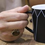 انگشتر الکساندریت الماس تراش نقره مردانه طرح ایمان - Image 5