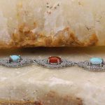 دستبند چند سنگ نقره زنانه طرح پریا - Image 4