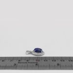 گردنبند لاجورد نقره زنانه طرح مهرآسا - Image 3