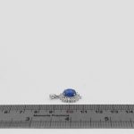 گردنبند لاجورد نقره زنانه طرح محک - Image 3