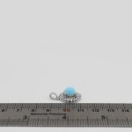 گردنبند فیروزه نیشابوری نقره زنانه طرح پرنیا - Image 2