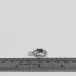 گردنبند گارنت الماس تراش نقره زنانه طرح الیکا - Image 3