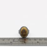 انگشتر حدید صینی نقره مردانه طرح سید حسن نصرالله 5 + آیت الکرسی - Image 5