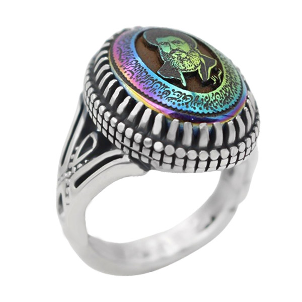 haftrange-hadid-ring (1-1-322) (5) مدل انگشتر حدید پسرانه اصلی