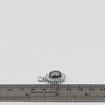 گردنبند حدید صینی زنانه نقره طرح آوین + حکاکی - Image 2