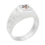 انگشتر حرز امام جواد (ع) نقره زنانه و مردانه دست ساز طرح یاسین