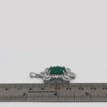 گردنبند یشم نقره زنانه طرح مهسا - Image 2