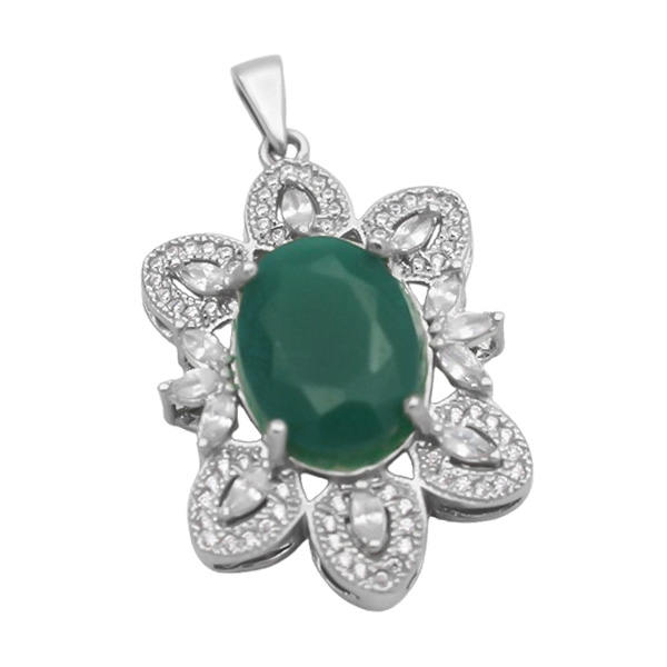11-3-078 (mahsa-jade-necklace) (3) گردنبند یشم زنانه نقره خاص