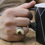 انگشتر عقیق سلیمانی نقره مردانه طرح سلیمان - Image 4