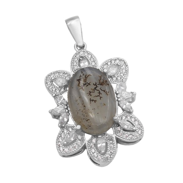 4-3-721 (avin-dendrite-agate-necklace) (2) بهترین گردنبند شجر نفیس