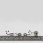 نیم ست زمرد زامبیا الماس تراش نقره زنانه طرح روژان - Image 3