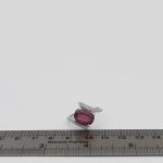 انگشتر یاقوت سرخ الماس تراش نقره زنانه طرح جانا - Image 4