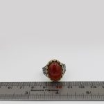 انگشتر گارنت نقره مردانه طرح امیران - Image 3