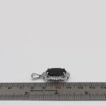 گردنبند گارنت الماس تراش نقره زنانه طرح اهورا - Image 3