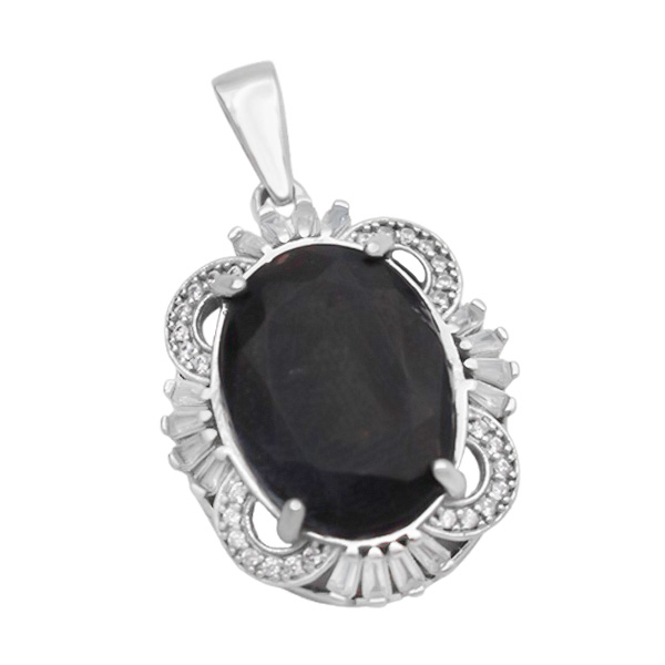 9-3-072 (black-agate-ahora-necklace) (4) گردنبند گارنت زنانه نقره مجلسی