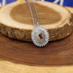 گردنبند شجر زنانه نقره طرح آمورا - Image 4