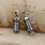 گردنبند حرز امام جواد (ع) نقره طرح نور قلب - Image 4