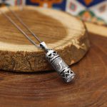 گردنبند حرز امام جواد (ع) نقره طرح حسین سید الشهداء - Image 2