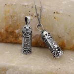 گردنبند حرز امام جواد (ع) نقره طرح حسین سید الشهداء - Image 3