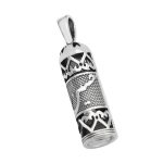 گردنبند حرز امام جواد (ع) نقره طرح حسین سید الشهداء