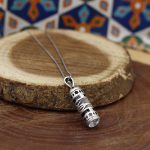 گردنبند حرز امام جواد (ع) نقره طرح امیرالمؤمنین (ع) - Image 4