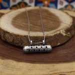 گردنبند حرز امام جواد (ع) نقره طرح ثارالله - Image 2